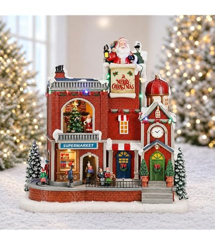 Amazon.com: Thomas Kinkade Village Christmas Collection 